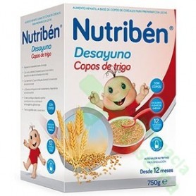 NUTRIBEN DESAYUNO COPOS DE TRIGO 750G